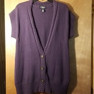 Canyon River Blues Purple sleeveless sweater